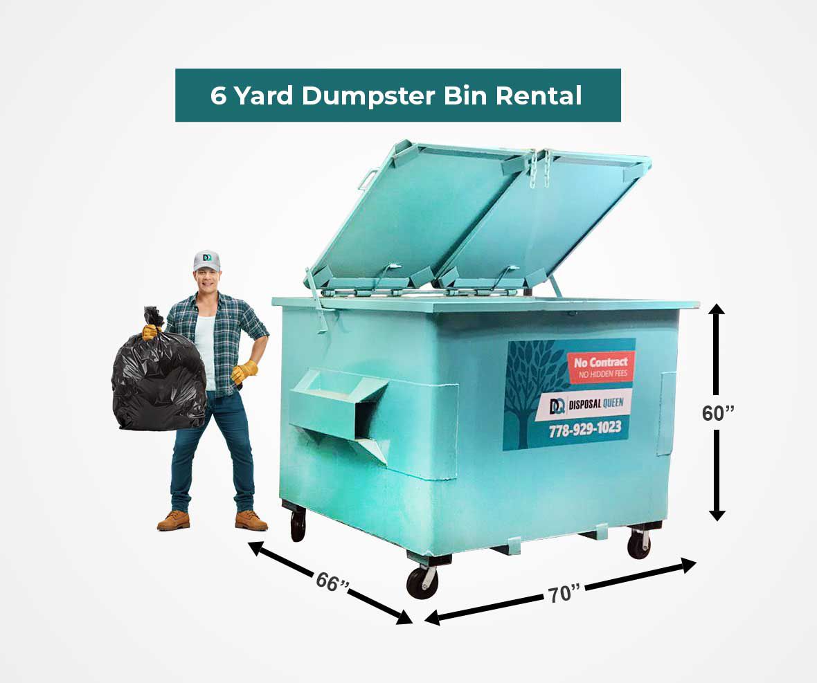6 Yard Dumpster Rental