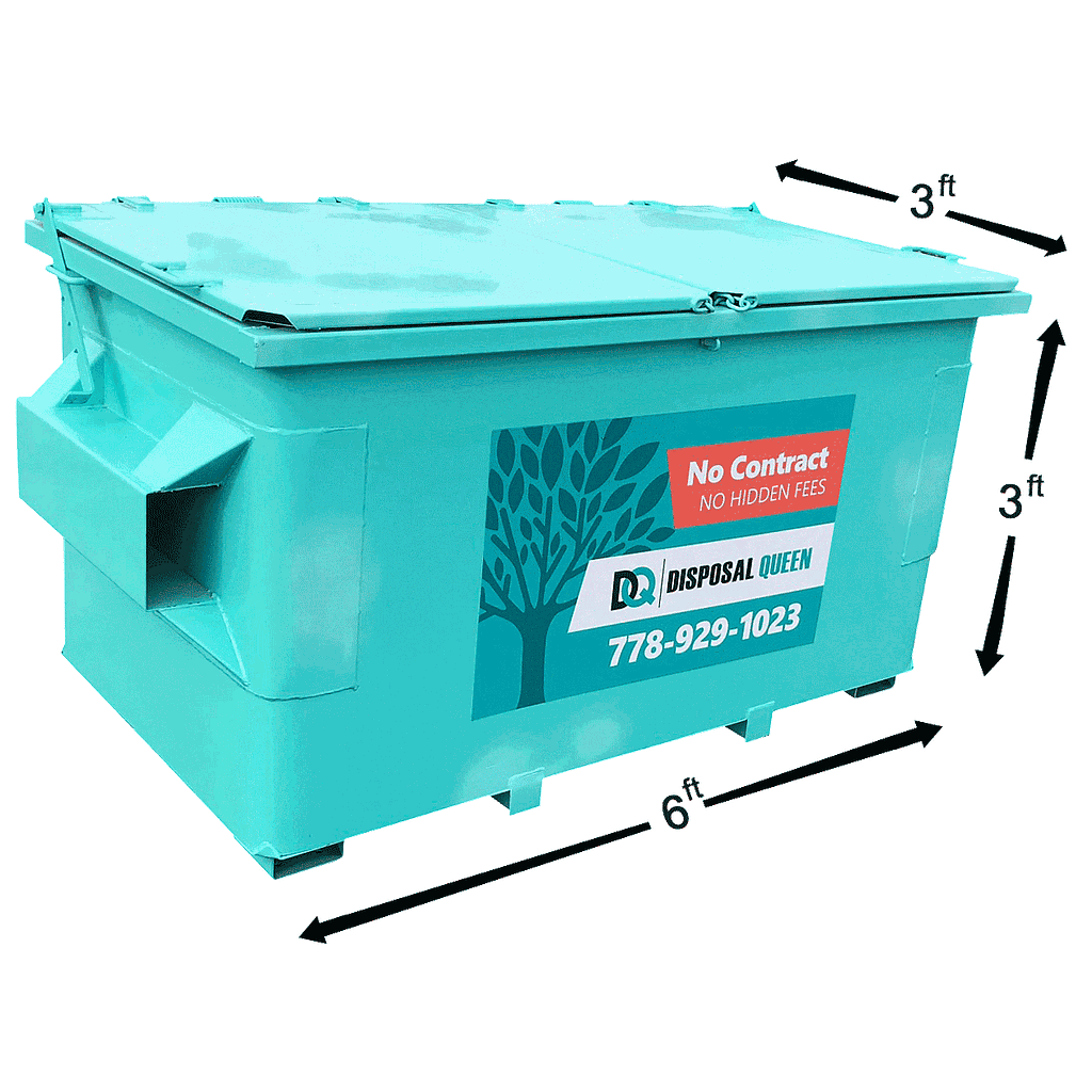 02 Yard Container Dumpster Bin Rental & Recycling Services Vancouver